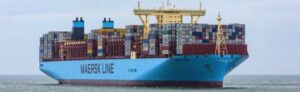 Sjunkande fraktpriser tynger Mærsk