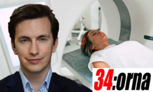 Han förkortar tiden i röret