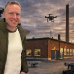 Drönare intar tobaksfabriken