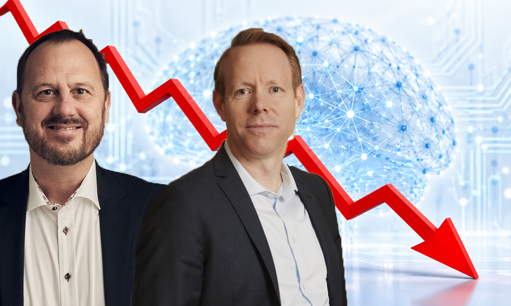 Noterat AI-bolag på fallrepet